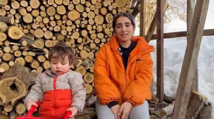 Evlenip Tunceli’ye yerleşti, köy hayatına 2 yaşındaki oğlu Güneş'i de alıştırıyor