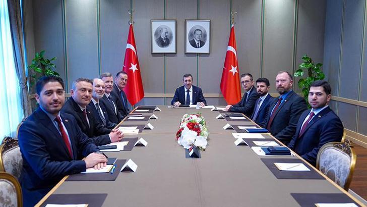Cevdet Yılmaz, American Turkish Business Roundtable üyeleriyle görüştü