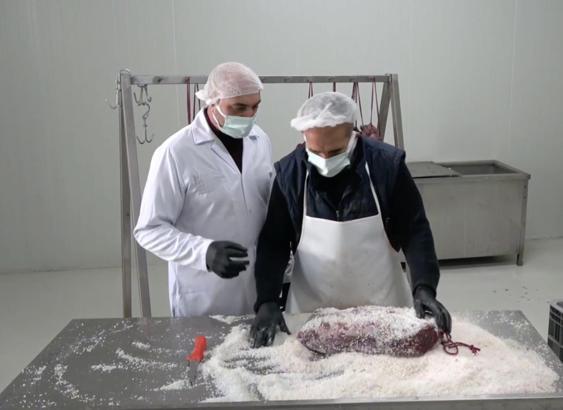 Devlet desteğiyle kurulan tesiste yılda 600 ton et işlenecek