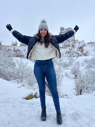 Kapadokya, beyaz örtü ile kaplandı