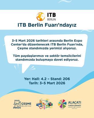 Çeşme, ITB Berlin 2026'da dünyaya tanıtılacak