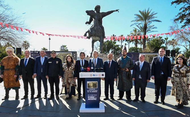 Antalya'nın fethi ve Atatürk'ün Antalya'ya gelişi coşkuyla kutlanacak