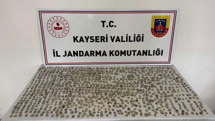 Kayseri'de Helenistik döneme ait 1291 adet sikke ele geçirildi