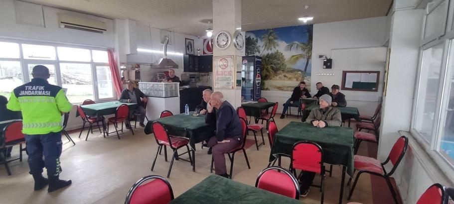 Edirne’de jandarmadan trafik eğitimi