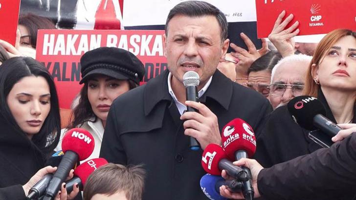 Özgür Çelik, Çağlayan Adliyesi önünde konuştu