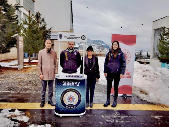 Tunceli’de İBAN kiralama ve dolandırıcılığa karşı farkındalık çalışması