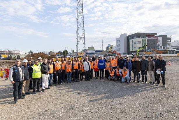 Hal katlı kavşağı inşaatının yüzde 60'ı tamamlandı