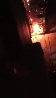 İstanbul -Şişli’de aydınlatma direğinde patlama; 3 motosiklet yandı