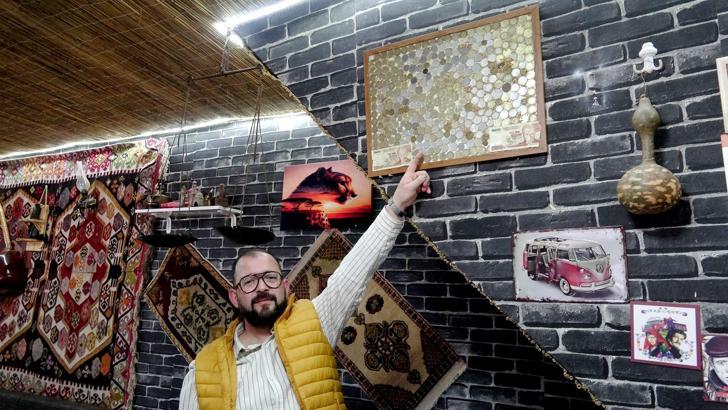 12 yaşında merakla başladı; 600 parçalık para koleksiyonu oluşturdu