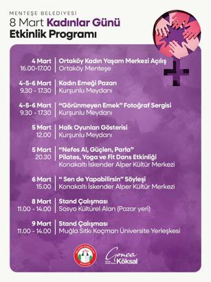 Menteşe Belediyesi'nden 8 Mart'ta dayanışma ve güç birliği çağrısı