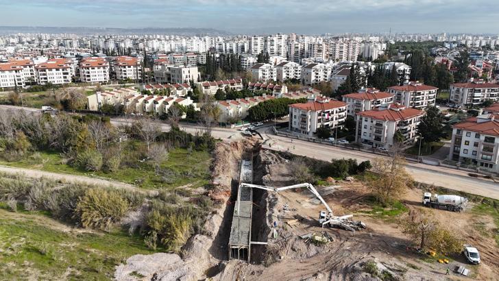 ASAT’tan Konyaaltı'na 60 milyon TL’lik yağmur suyu hattı yatırımı