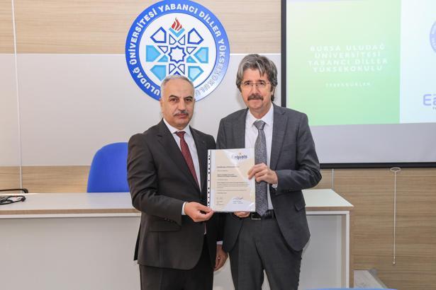 BUÜ Yabancı Diller Yüksekokulu’nun akreditasyonu yenilendi