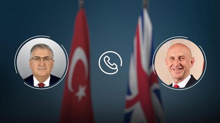 Bakan Güler, Birleşik Krallık Savunma Bakanı Healey ile telefonda görüştü