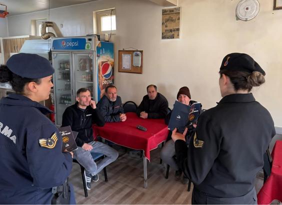 Jandarmadan bilgilendirme faaliyeti