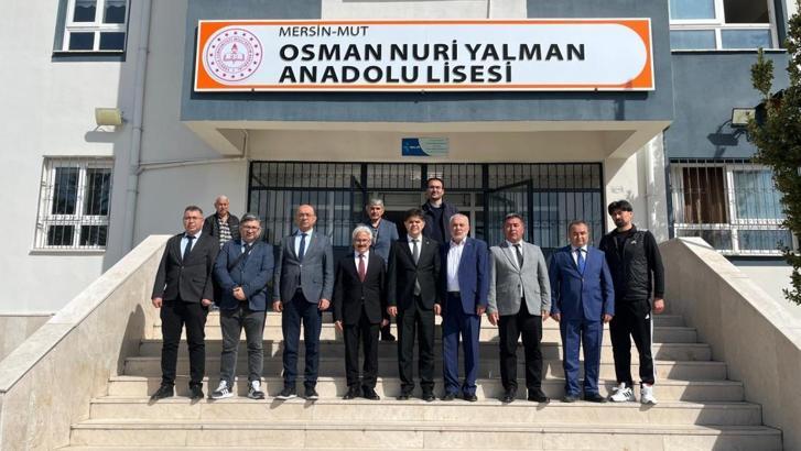 İl Milli Eğitim Müdürü Özdemirci'den Mut'ta okul ziyareti