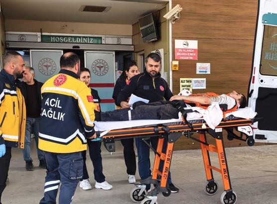 İnegöl’de elini bıçkı makinesine kaptıran işçi yaralandı