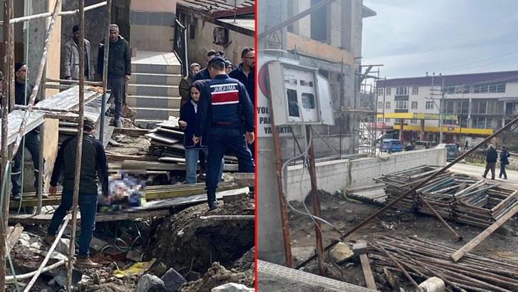 Sağlık ocağı inşaatında 3'üncü kattan düşen işçi öldü