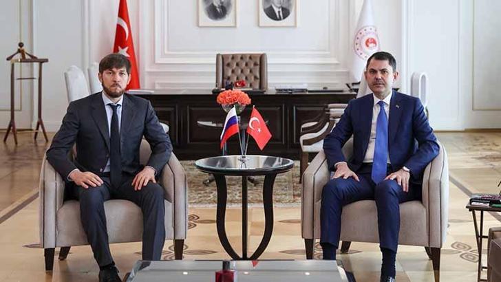 Bakan Kurum, Rusya İklim Değişikliği Özel Temsilcisi Edelgeriyev ile görüştü