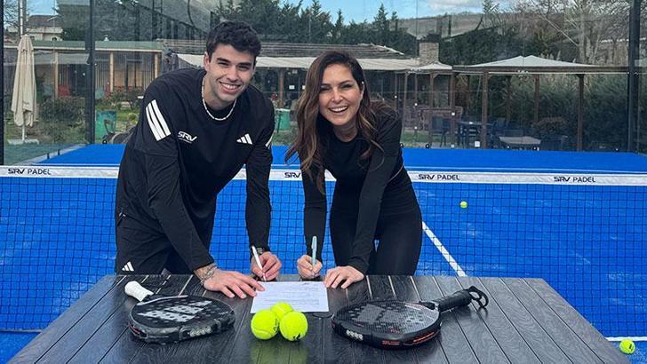 Türkiye’de padel branşındaki ilk sporcu sponsorluk anlaşması imzalandı
