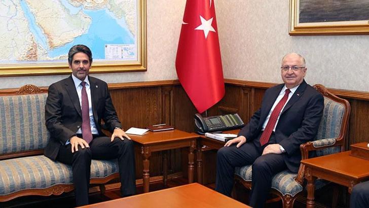 Bakan Güler, Katar Büyükelçisi Faisal ile görüştü