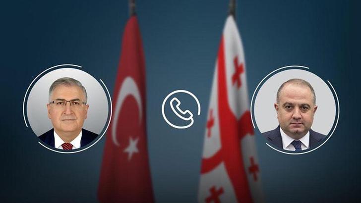 Bakan Güler, Gürcistan Savunma Bakanı Chikovani ile telefonda görüştü