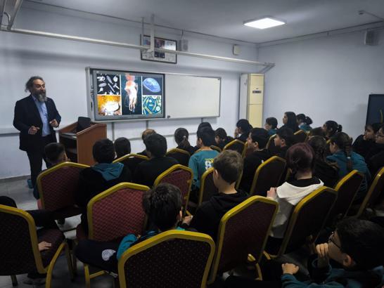 Silifkeli öğrencilere deniz altı ekosistemi anlatıldı