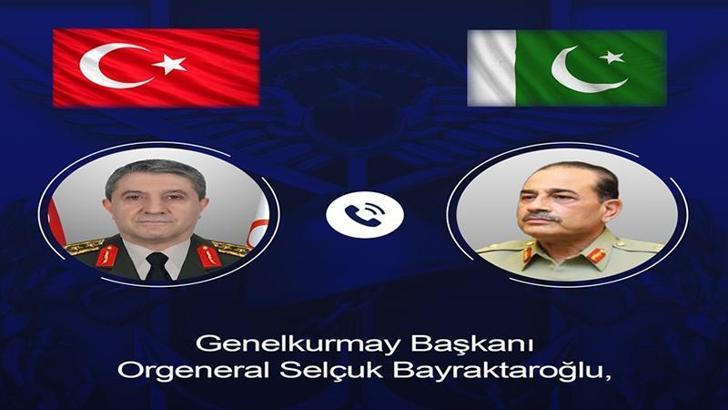 Genelkurmay Başkanı Bayraktaroğlu, Pakistan Savunma Kuvvetleri Komutanı ile görüştü