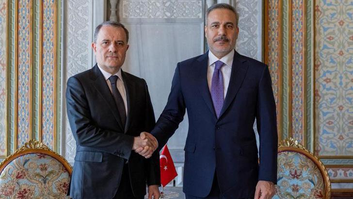 Bakan Fidan Azerbaycan Dışişleri Bakanı Ceyhun Bayramov ile bir araya geldi
