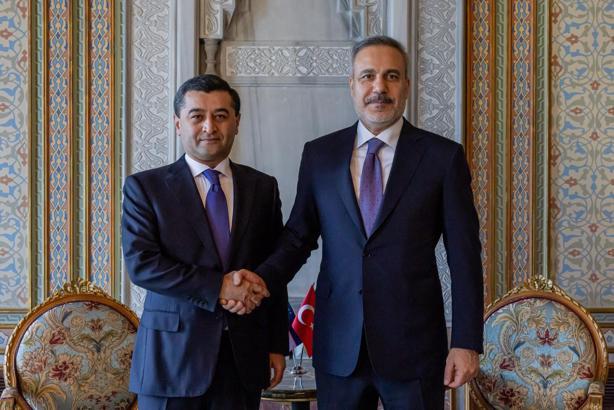 İstanbul- Bakan Fidan, Özbekistan Dışişleri Bakanı Bakhtiyor Saidov ile bir araya geldi