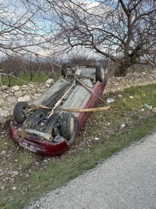 Eğirdir'de kaza: 1 yaralı
