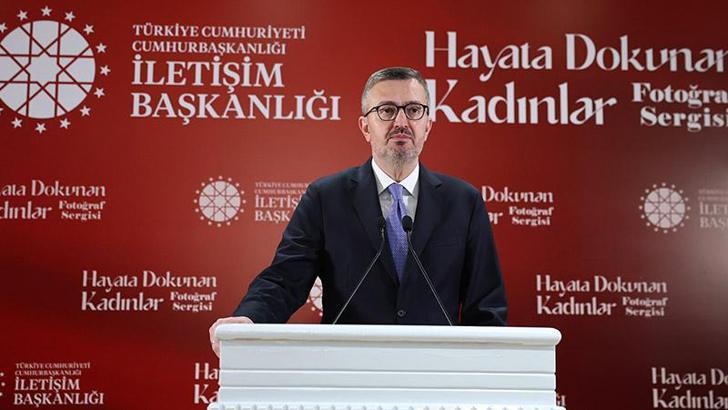 İletişim Başkanı Duran, ‘Hayata Dokunan Kadınlar’ fotoğraf sergisinin açılışında konuştu