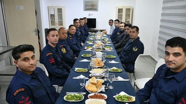 Samandağ Sahil Güvenlik Komutanlığı'nda iftar