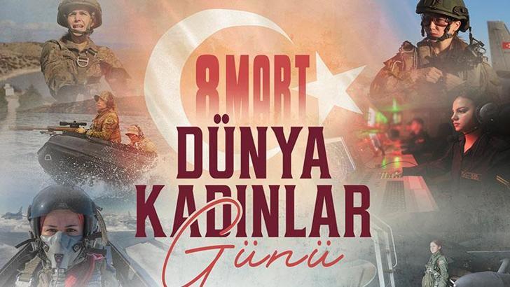 MSB'den 'Kadınlar Günü' paylaşımı