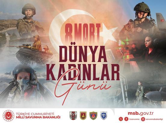 MSB'den 'Kadınlar Günü' paylaşımı