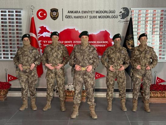 Başkentin kadın özel harekat polisleri