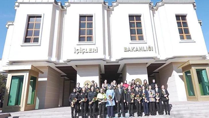 Bakan Çiftçi, İçişleri Bakanlığı teşkilatlarında görev yapan kadın personelleri kabul etti