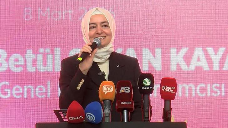 Fatma Betül Sayan Kaya: 2028’de Cumhurbaşkanımızı yeniden başkan yapacağız