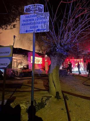 Aydın’da müstakil evde çıkan yangın söndürüldü