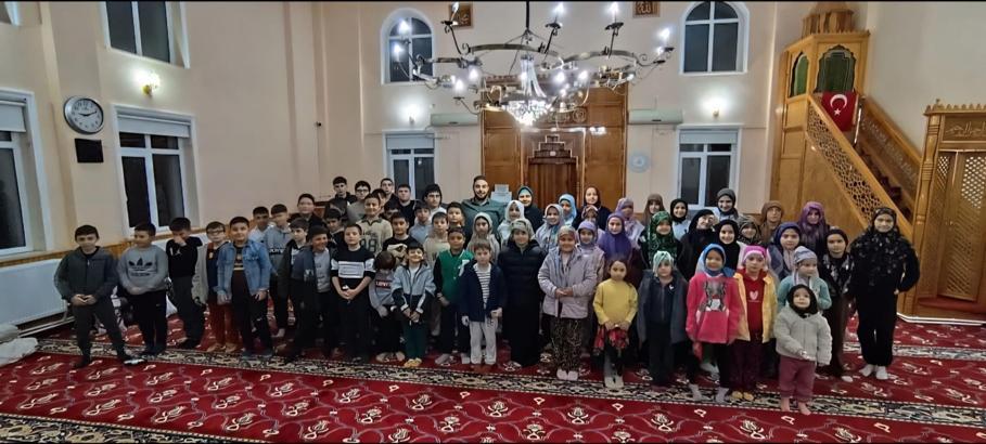 Camide çocuklara özel etkinlik