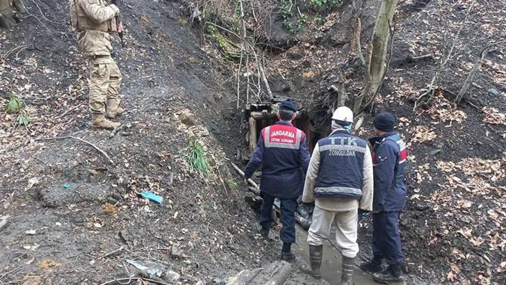 Zonguldak'ta 9 kaçak maden ocağı imha edildi