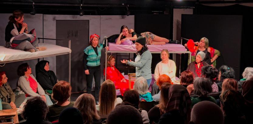 Sahnede gerçek yaşam hikâyesi