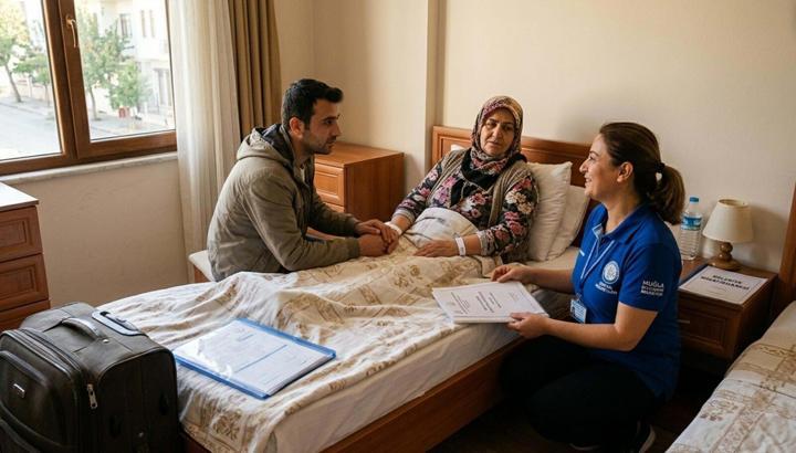 Muğla'da hasta ve hasta yakınlarına konaklama desteği