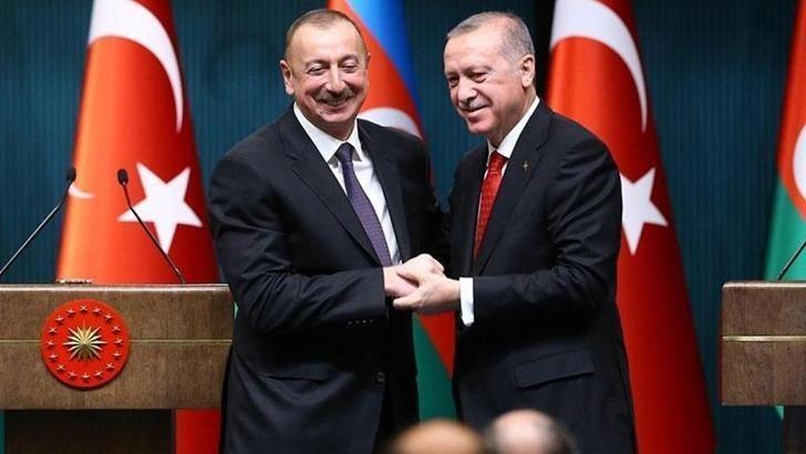 Cumhurbaşkanı Erdoğan, Azerbaycan Cumhurbaşkanı Aliyev ile telefonda görüştü