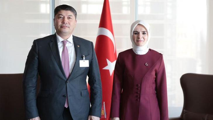 Bakan Göktaş, Moğolistanlı mevkidaşı Aubakır ile görüştü