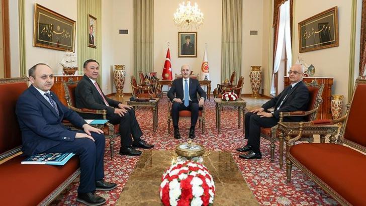Kurtulmuş, TDT Genel Sekreteri Omuraliev’i kabul etti