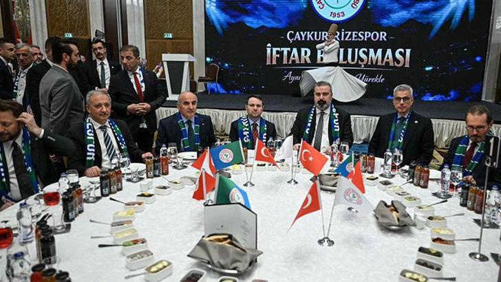 Bakanlar Gürlek ve Memişoğlu, Çaykur Rizespor iftar programına katıldı