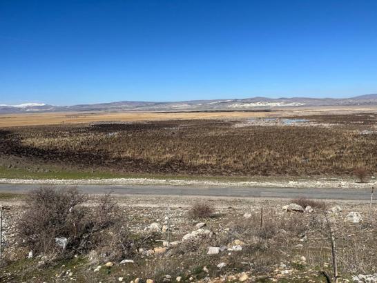 Karamık Gölü'ndeki yangın söndü