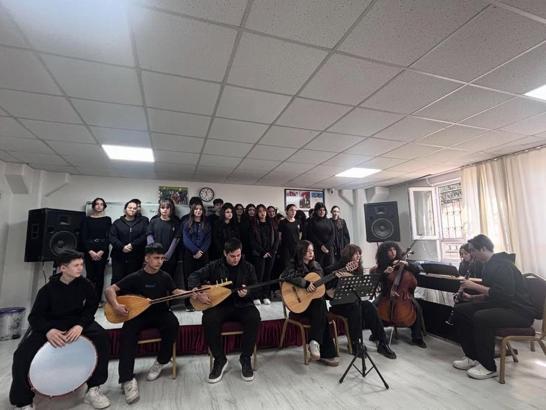 Güzel sanatlar lisesinde 12 Mart’a anlamlı anma programı