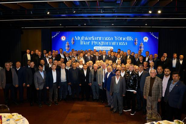 Halit Doğan, muhtarlarla iftar sofrasında buluştu