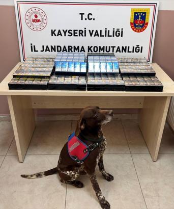 Kayseri’de 570 paket kaçak sigara ele geçirildi